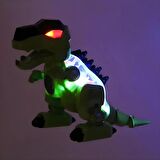 Işıklı ve Müzikli Hareketli Oyuncak Robot Dinozor - Sesli Hareket Eden Oyuncak T-Rex