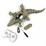 Uzaktan Kumandalı Şarjlı Yüzen Timsah - Yeşil