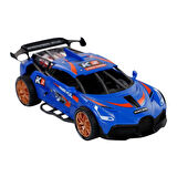 Sürtmeli Sesli Işıklı Spor Arabalar 18 cm - Mavi