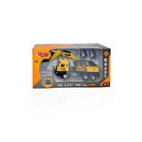 AA992-01AB Çek Bırak Işıklı ve Sesli 1:28 Kamyon Ekskavatör / Beton Mikseri