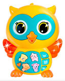 Baykuş Eğitici Bebek Piyanosu - Sarı