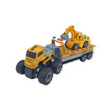 İş Makinası Taşıyan Sürtmeli Çekici Araç Seti - Excavator