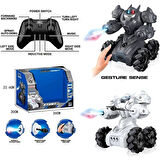 Full Fonksiyon Uzaktan Kumandalı Robot Araba - Buhar ve Roket Atan