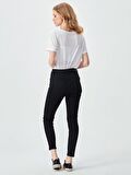 Tanya X Yüksek Bel Dar Paça Jean Pantolon