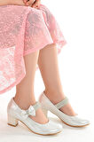 Kiko Kids 752 Vakko Günlük Kız Çocuk 4 Cm Topuklu Babet Ayakkabı