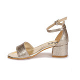 Kiko 769 Kum Simli Günlük Kız Çocuk 4 Cm Topuk Sandalet Ayakkabı