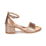 Kiko 769 Kum Simli Günlük Kız Çocuk 4 Cm Topuk Sandalet Ayakkabı
