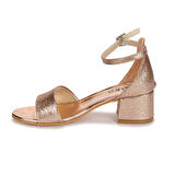 Kiko 769 Kum Simli Günlük Kız Çocuk 4 Cm Topuk Sandalet Ayakkabı