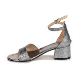 Kiko 769 Kum Simli Günlük Kız Çocuk 4 Cm Topuk Sandalet Ayakkabı