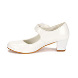 Kiko Kids 751 Rugan Günlük Kız Çocuk 4 Cm Topuklu Babet Ayakkabı