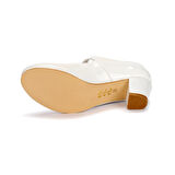 Kiko Kids 751 Rugan Günlük Kız Çocuk 4 Cm Topuklu Babet Ayakkabı