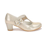 Kiko Kids 755 Vakko Günlük Kız Çocuk 4 Cm Topuklu Babet Ayakkabı