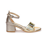 Kiko 768 Ayna Kum Günlük Kız Çocuk 3 Cm Topuk Sandalet Ayakkabı