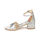 Kiko 768 Ayna Çam Günlük Kız Çocuk 3 Cm Topuk Sandalet Ayakkabı