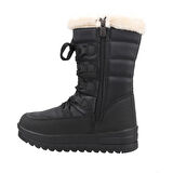 Kiko Kids Twg 995  İçi Termal Kürklü Kız Çocuk Kar Botu Ayakkabı