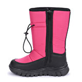 Kiko Kids Nuh Fermuarlı Kız/Erkek Çocuk Kar Botu Ayakkabı