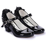 Kiko Kids Günlük Kız Çocuk 4 Cm Topuklu Ayakkabı 754 Rugan
