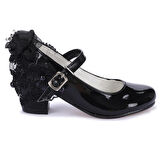 Kiko Kids Günlük Kız Çocuk 4 Cm Topuklu Ayakkabı 754 Rugan