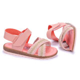 Kiko Şb 2687-91 Orto pedik Kız Çocuk Bebe Sandalet Terlik