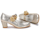 Kiko 751 Vakko Günlük Kız Çocuk 4 Cm Topuk Babet Ayakkabı