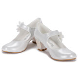 Kiko Kids 751 Vakko Günlük Kız Çocuk 4 Cm Topuklu Babet Ayakkabı