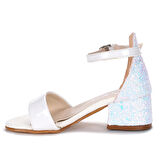 Kiko 768 Ayna Çam Günlük Kız Çocuk 3 Cm Topuk Sandalet Ayakkabı