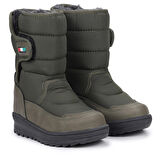 Kiko Kids Lp 8090 Cırtlı Erkek Çocuk Kar Bot Ayakkabı