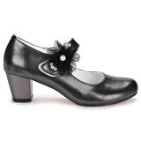 Kiko Kids 751 Vakko Günlük Kız Çocuk 4 Cm Topuklu Babet Ayakkabı