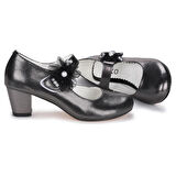 Kiko 751 Vakko Günlük Kız Çocuk 4 Cm Topuk Babet Ayakkabı