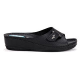 Woggo Ary 09-701 Günlük 4 Cm Topuk Jel Kadın Cırtlı Terlik