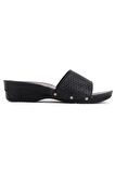 Woggo Ary 68-791 Günlük 4 Cm Topuk Jelli Kadın Terlik
