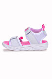 Kiko Kids 100 Işıklı Kız/Erkek Çocuk Cırtlı Sandalet Ayakkabı 100