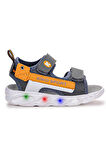 Kiko Kids 101 Işıklı Kız/Erkek Çocuk Cırtlı Sandalet Ayakkabı