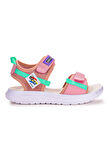 Kiko Kids Cırtlı Yürüyüş Kız/Erkek Çocuk Sandalet 200