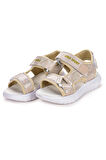 Kiko kids 333 Hologram Cırtlı Kız Çocuk Sandalet Ayakkabı