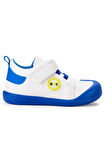 Kiko Kids Smile Cırtlı Erkek Bebek İlk Adım Panduf Ayakkabı