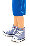 Kiko Kids Tinna Bağcıklı Erkek Bebek Boğazlı Keten Spor Ayakkabı