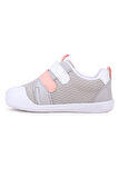 Kiko Kids Textile Cırtlı Kız Bebek Spor Ayakkabı