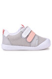 Kiko Kids Textile Cırtlı Kız Bebek Spor Ayakkabı
