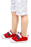 Kiko Kids Textile Cırtlı Erkek Bebek Spor Ayakkabı