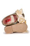 Kiko Kids Panı Fiyonk Lastikli Kız Bebek Babet Ayakkabı