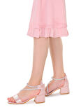 Kiko Kids Pisar Günlük Kız Çocuk 4 Cm Topuklu Sandalet Abiye Ayakkabı