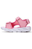 Kiko Kids Unicorn Günlük Işıklı Cırtlı Kız Çocuk Sandalet Ayakkabı