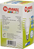 Makel Led Ampul, 8 W, 6500 K, Soğuk Beyaz