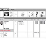 Renault Motor Piston Segman R19 Megane Trafıc Clio Kangoo 1,9 R21 Expres F8q (80,00mm) / (050) - Yenmak 31-04170-050