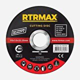 Rtrmax Inox Kesici Taş 115x1.0x22.23mm