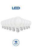 RTL09211-10 Rother G45 LED Ampul 6W E14 470 Lümen 4500K Gün Işığı Enerji Tasarruflu Ampul 10 Adet
