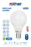 RTL09211-5 Rother G45 LED Ampul 6W E14 470 Lümen 4500K Gün Işığı Enerji Tasarruflu Ampul 5 Adet
