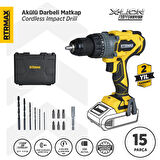 RTX3020B Şarjlı Darbeli Matkap Kömürsüz 150Nm - Akü Hariç