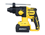 Rtrmax Akülü Pnömatik Kırıcı-Delici Kömürsüz 1.8J 20MM 2x4 Ah AKÜ RTRMAX S-LION RTS5040